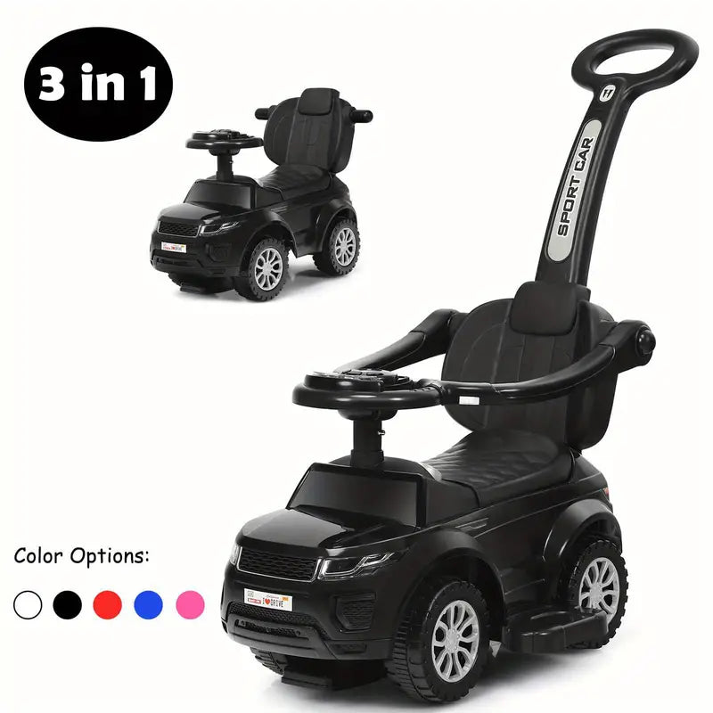 Auto Part Honey Joy 3 in 1 Ride on Push Car Toddler Stroller Sliding Car