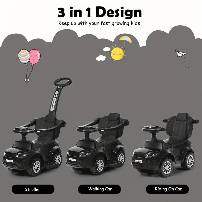 Auto Part Honey Joy 3 in 1 Ride on Push Car Toddler Stroller Sliding Car