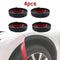 4pcs Black