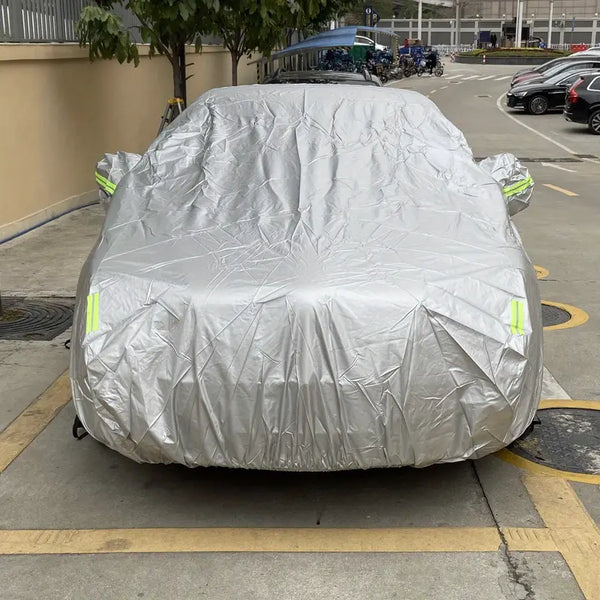 Car Cover for Sedan, Hatchback & SUV - All-Weather, UV Protection with Reflective