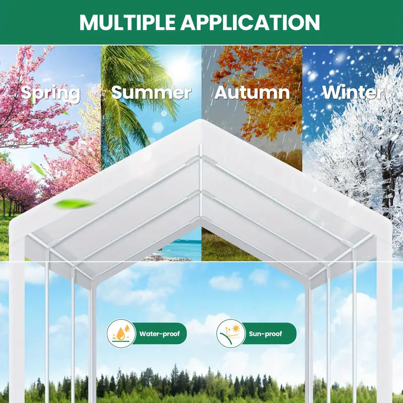 Tooluck 10x20ft Portable Carport, Heavy Duty Carport