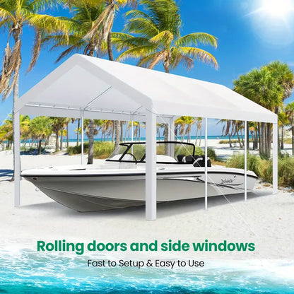 Tooluck 10x20ft Portable Carport, Heavy Duty Carport 1720677032493-2d10a9658feb4f028b655ca6ad60deae-goods