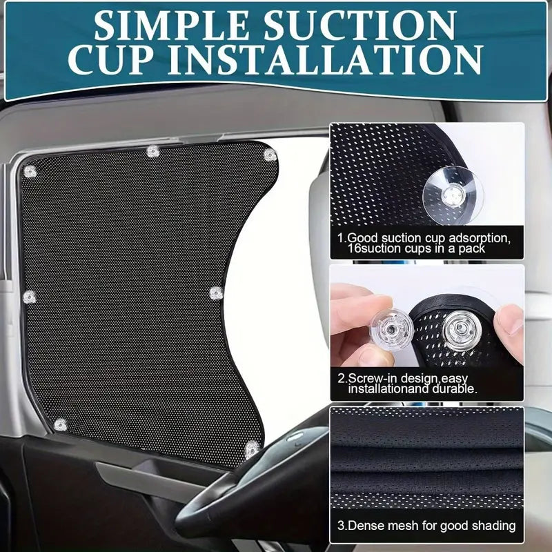 Semi-Truck Side Window Shade - Durable Polyamide, Enhanced Privacy & Visibility 1720691775975-cb86d624fa614670b8371b3f71e6b457-goods
