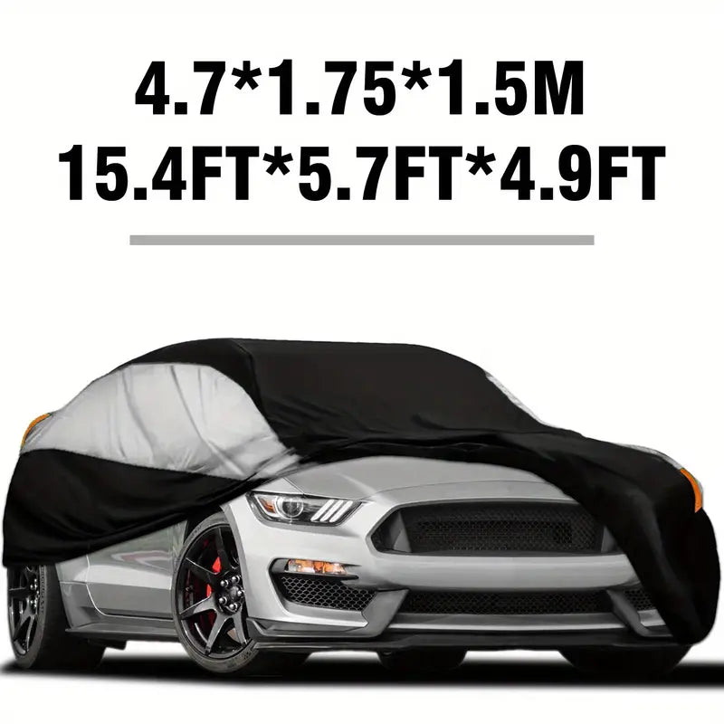 Car Cover For Universal Sedans, Protects Cars From UV, Dust, Rain, Made With Durable Material