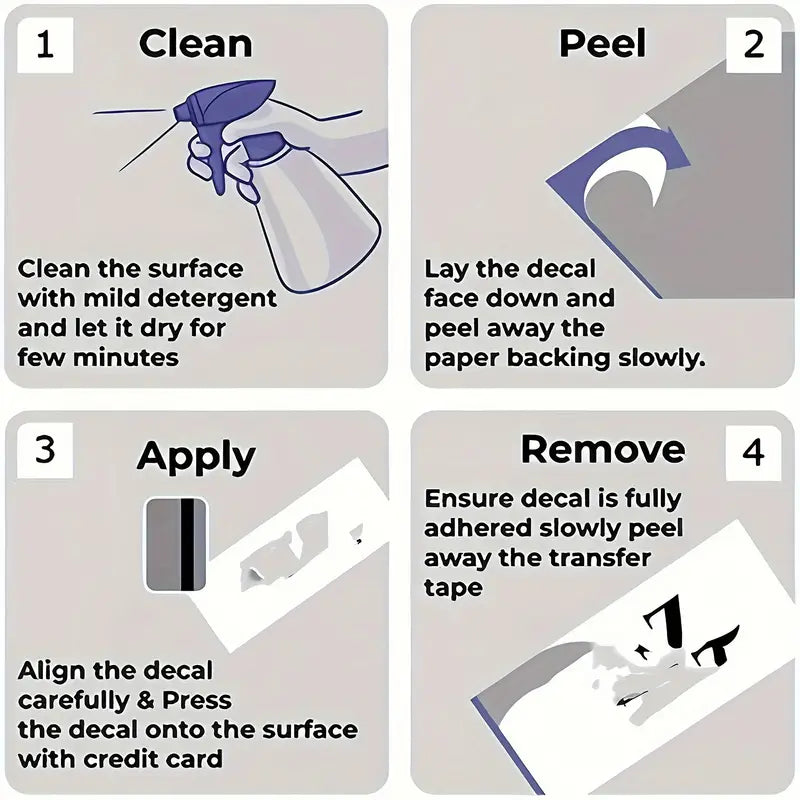 2/pcs Tiger Design Car B-Pillar Stickers