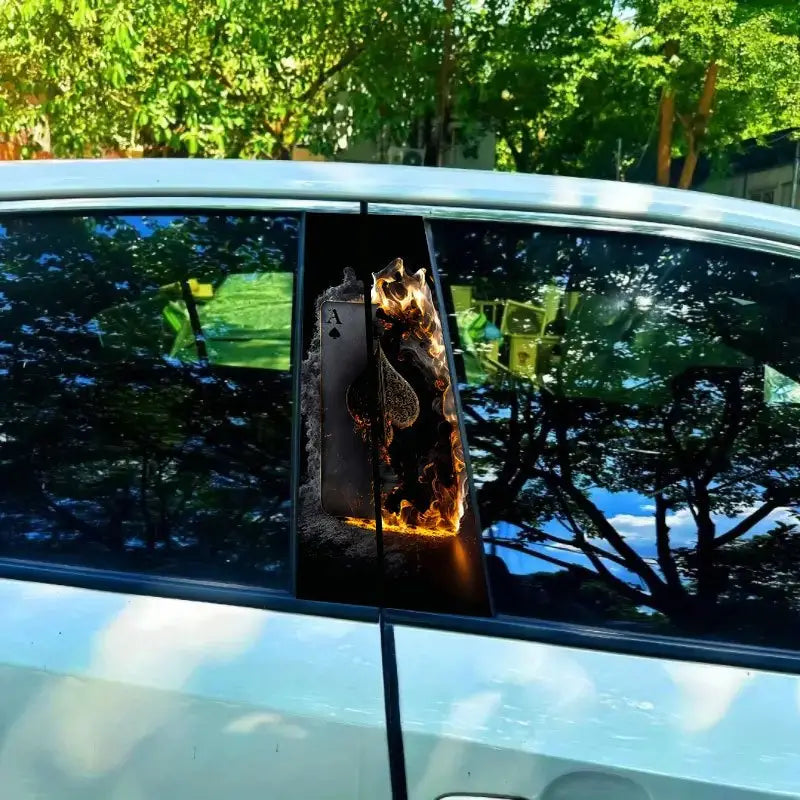 Pillar Cover Scratch Sunscreen Vinyl Decals