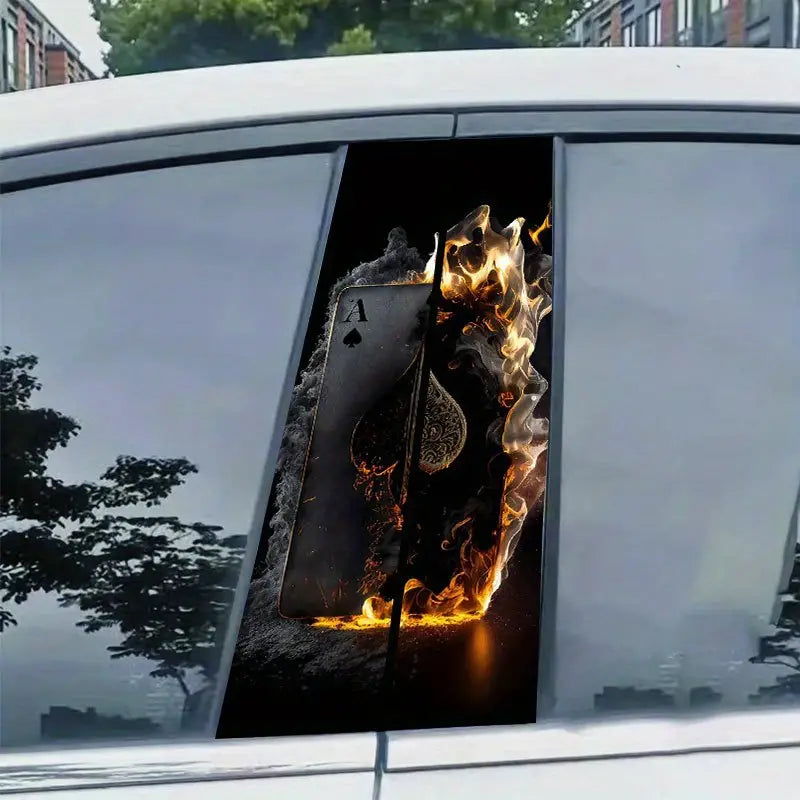 Pillar Cover Scratch Sunscreen Vinyl Decals