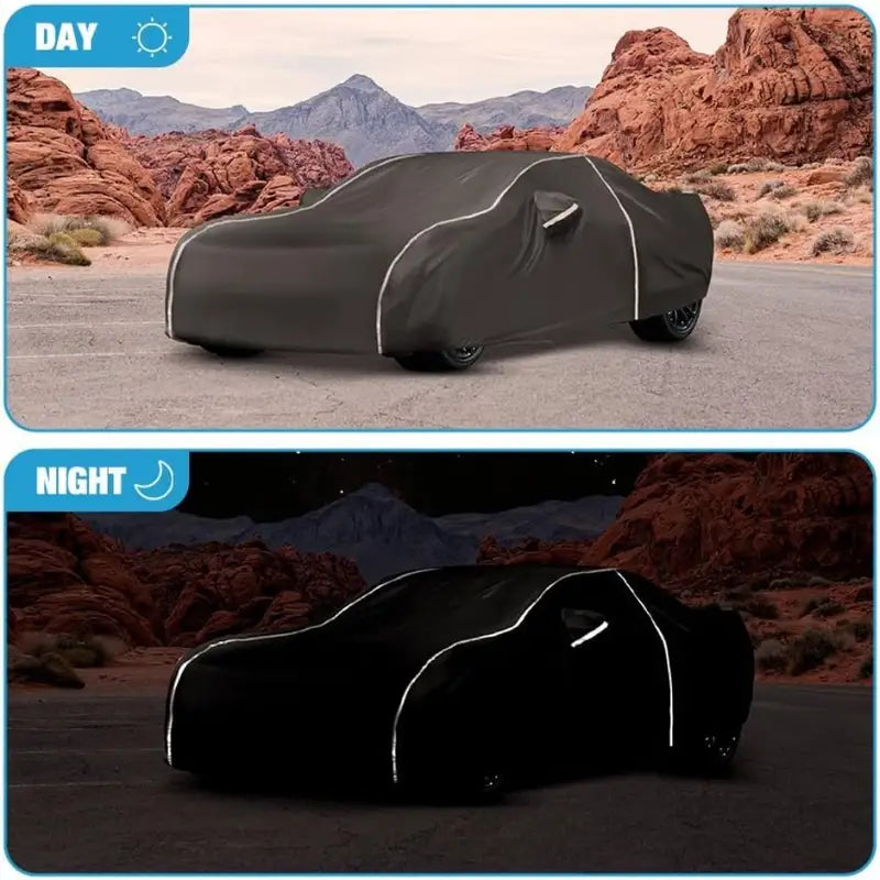 Car Cover for 2010-2024 Chevy Camaro All Weather 6 Layers with Storage Bag