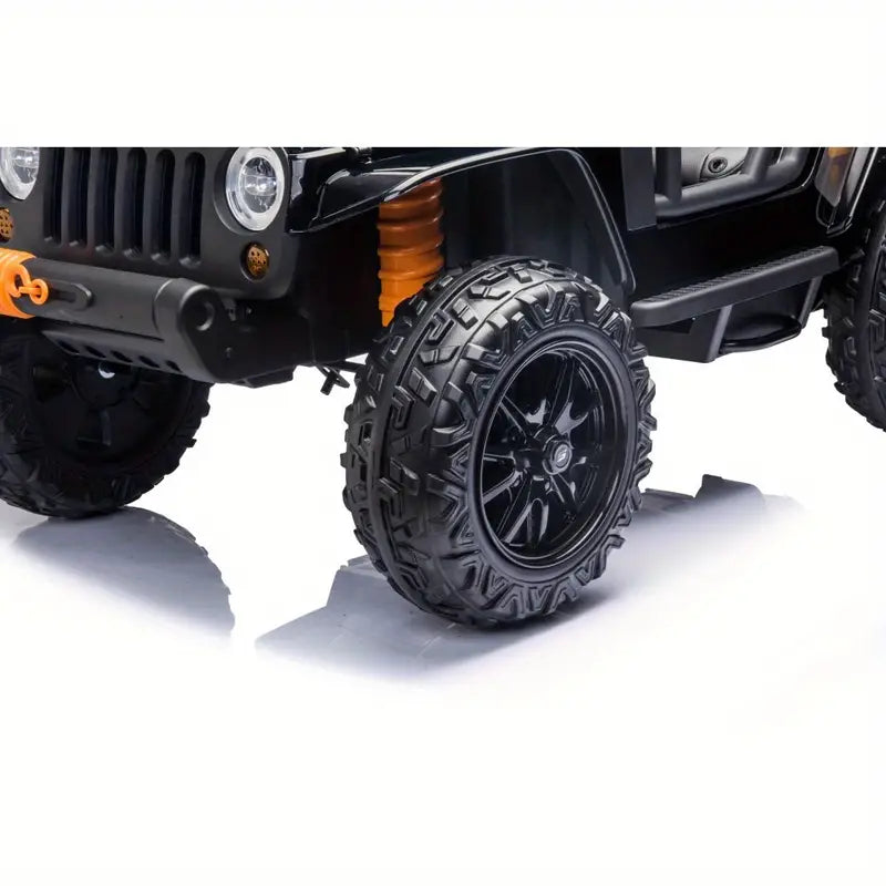 24V car for Kids & Parents, Battery Powered Toy Car with Remote Control, wireless, Front back button, Safety Belt