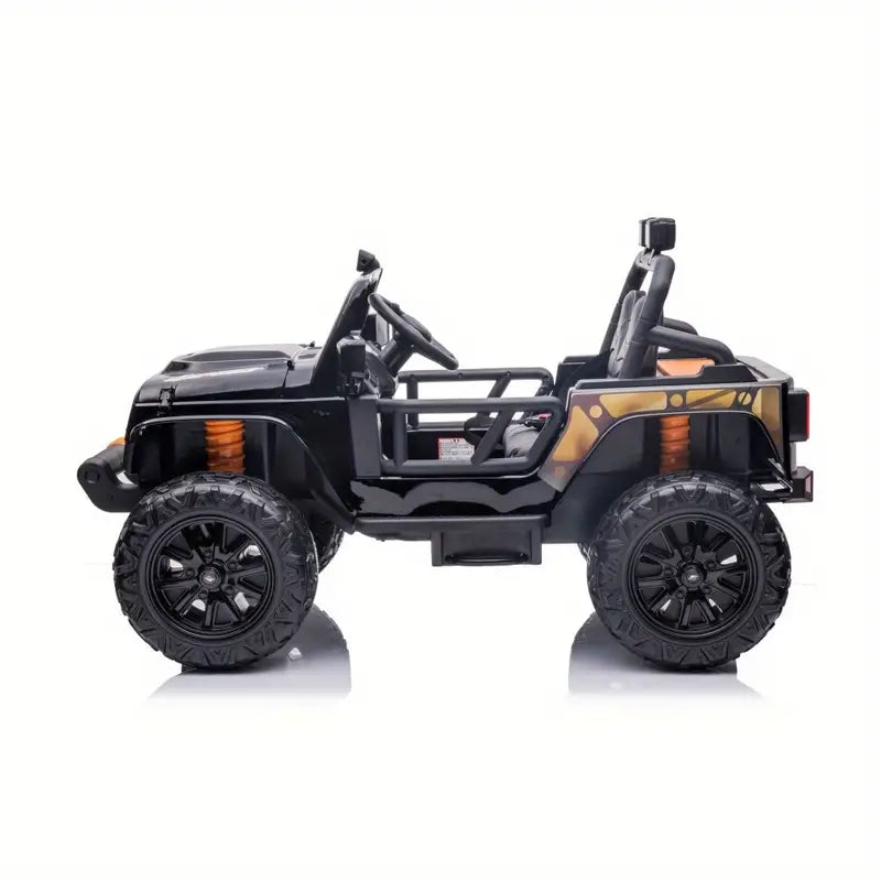 24V car for Kids & Parents, Battery Powered Toy Car with Remote Control, wireless, Front back button, Safety Belt