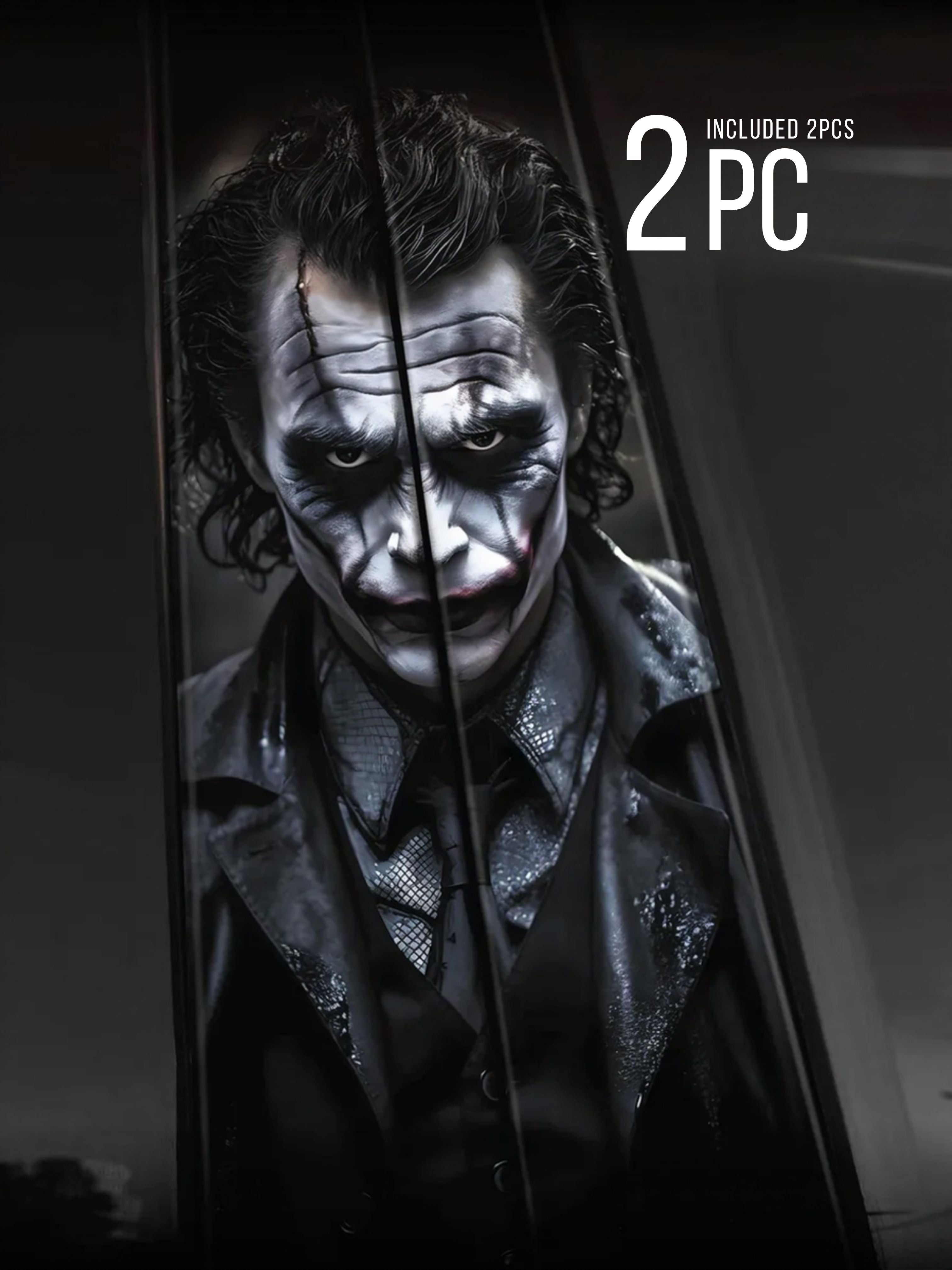 2Pcs Stickers on door pillars Joker