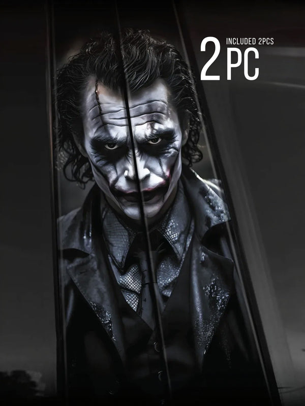 2Pcs Stickers on door pillars Joker