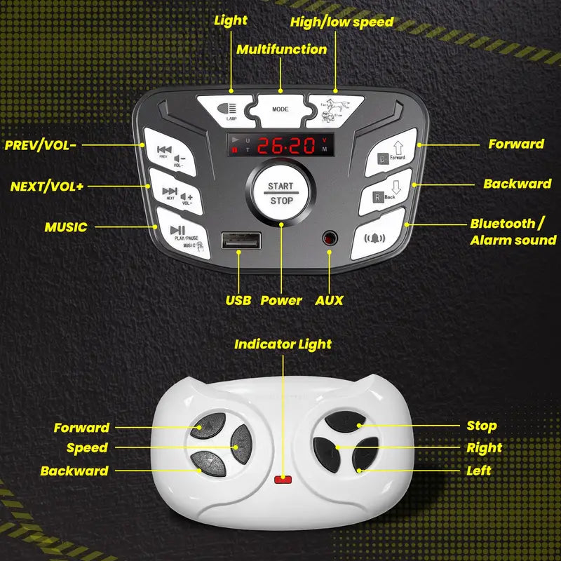 24V Ride On Police Car For Kids 2 Seater, 400W Ride-on Toy For Big Kids With Remote Control