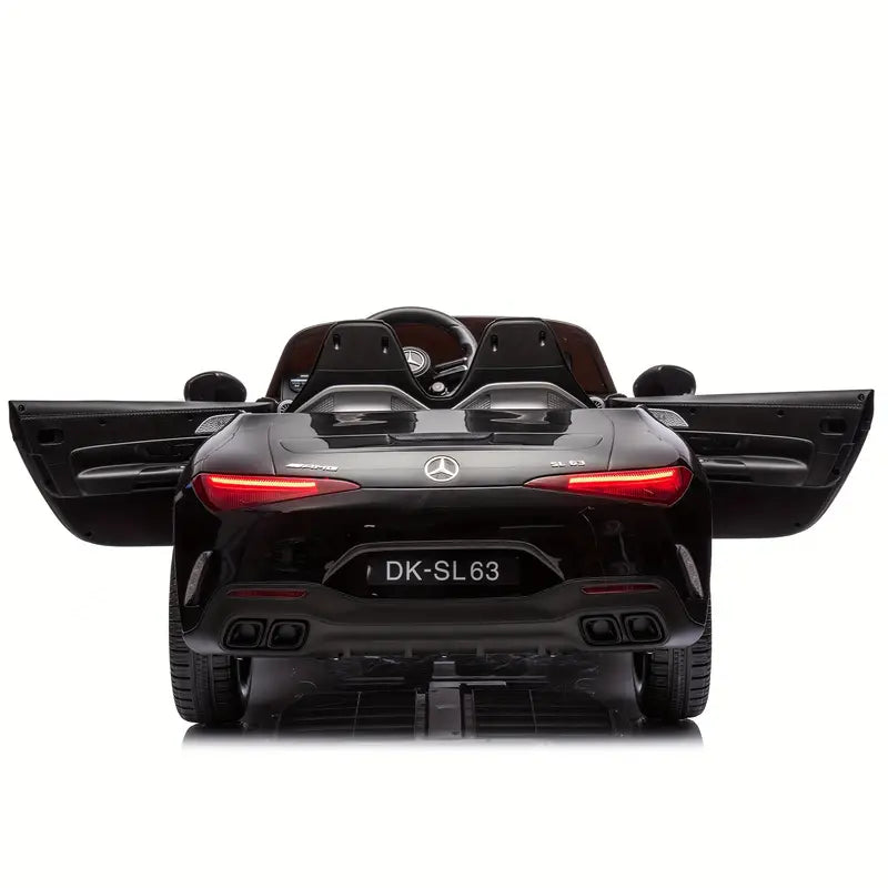 24V Ride On Car With Parent Remote Control, 2 Seater Licensed Mercedes-Benz SL63 Car, 200W Electric Car