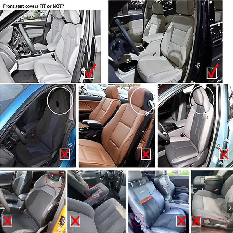 Universal Seat Covers Full Set Universal Automotive Front And Rear