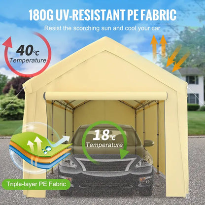 VEVOR 10 X 20 Ft Carport Car Canopy, Heavy Duty Garage 2dfd44e6-5978-4f96-a670-9aa59e5b2fd8