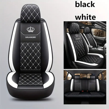 Car Seat Cover Set Full Package Car Seat Cushion Black And White Color 2e44349d082eea2dc16bfa342b865149