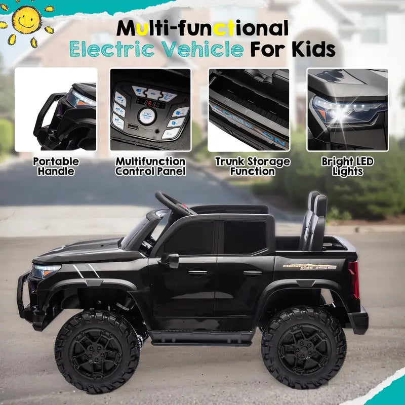24V 10Ah 2 Seater Kids Ride On Pickup Truck, 4WD 800W Motor, Kids Ride On Car With Remote Control