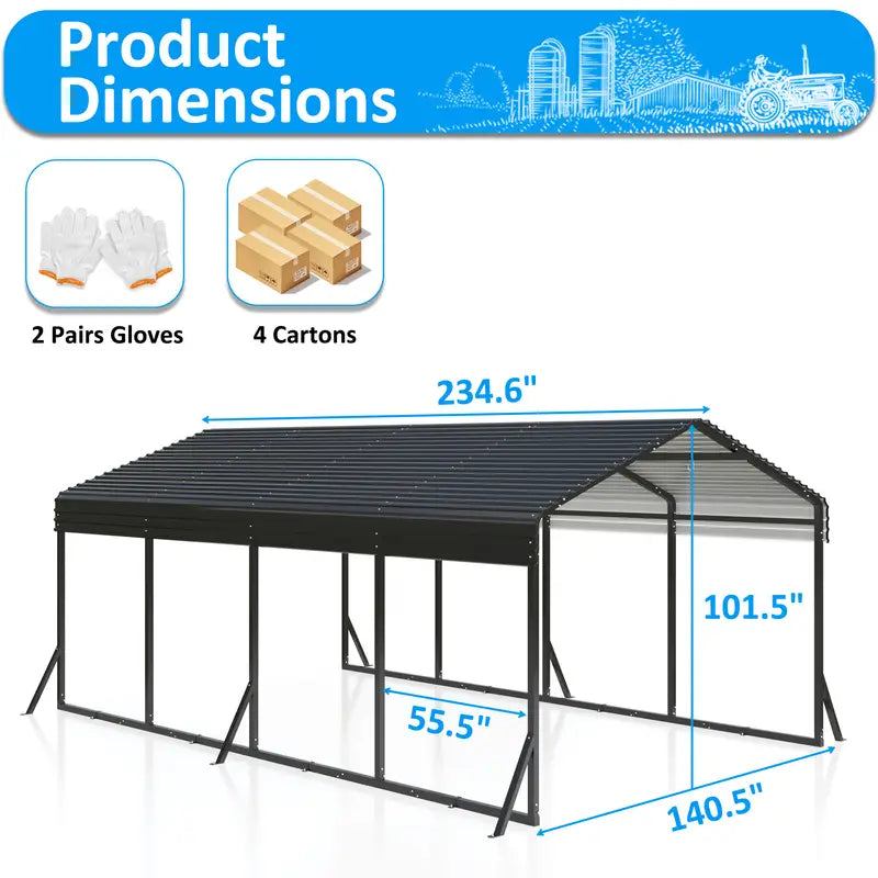 Steel Roof and Reinforced All-Metal Frame 345f6d5e-a925-4081-97e7-d9b8b1c51c39_2000x2000_334cd75b-69d7-47fd-b28b-6f23d05116f9