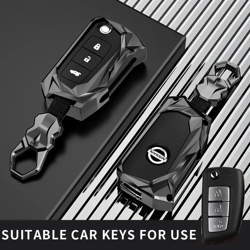 For Nissan Key Cover, Zinc Alloy, Universal Fit for 14th-21st Generation Classic Sunny, 20th Generation Bluebird 39bbd61e-3dc8-4ed8-885d-169abe11b3b4
