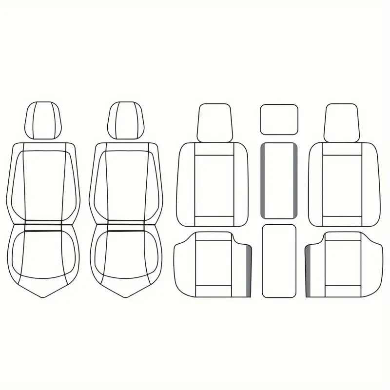 Universal Seat Covers Full Set Universal Automotive Front And Rear