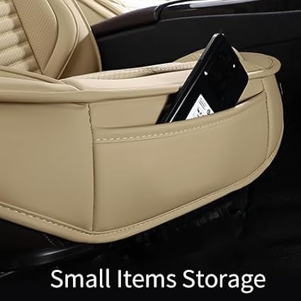 Universal Seat Covers — Front Seat — Beige