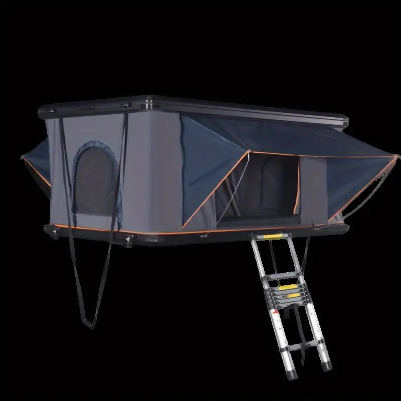 Hard Shell Rooftop Tent For Van, SUV, Truck, Car, Waterproof And Windproof, 2-3 Person Camping Tent With Metal Frame And Canvas Fabric