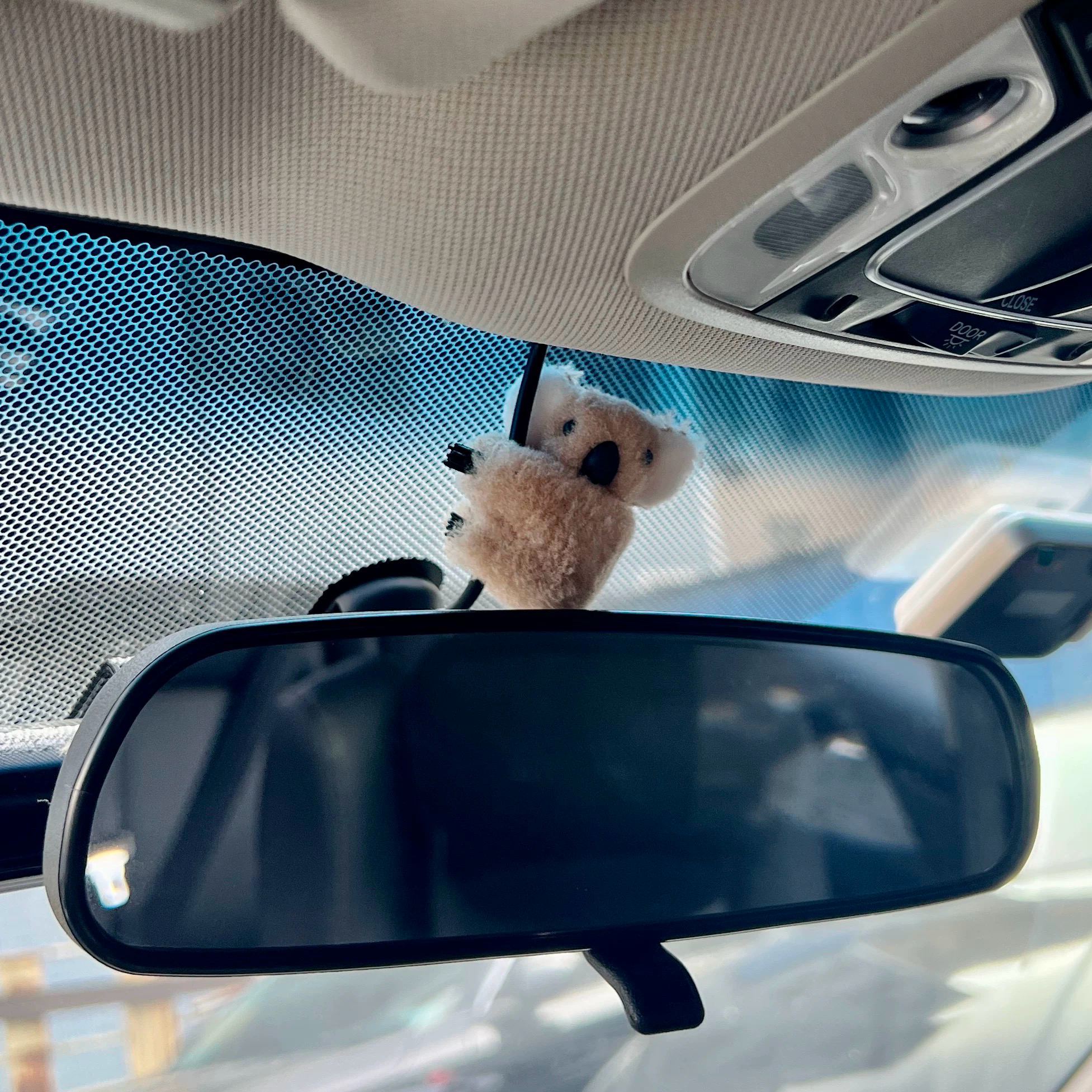 4Pcs Cute Koala Car Screen Ornaments | Premium Interior Decor Set