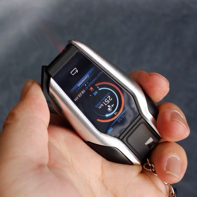 Keychain Style Lighter Elegant Car Keychain with Refillable Flame 5117687227