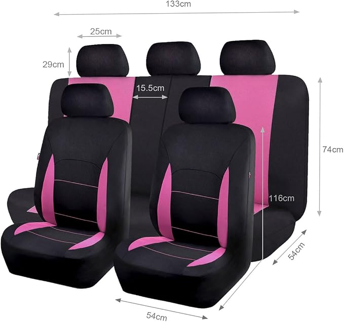 Fabric Car Seat Covers — Front Seat