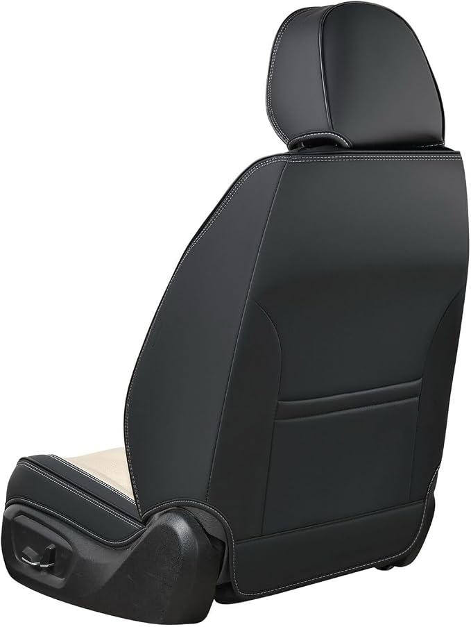 Universal Seat Covers — Black / Beige