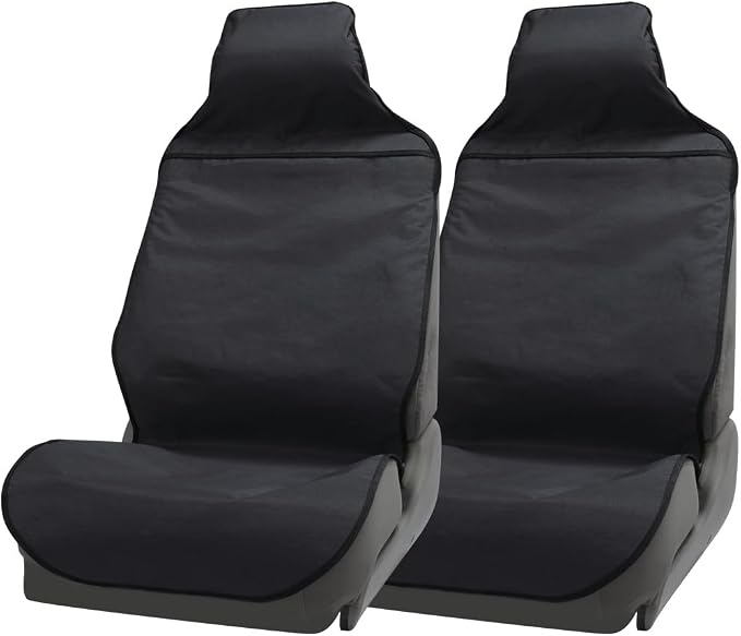 Car Seat Covers — Front Seat — Black