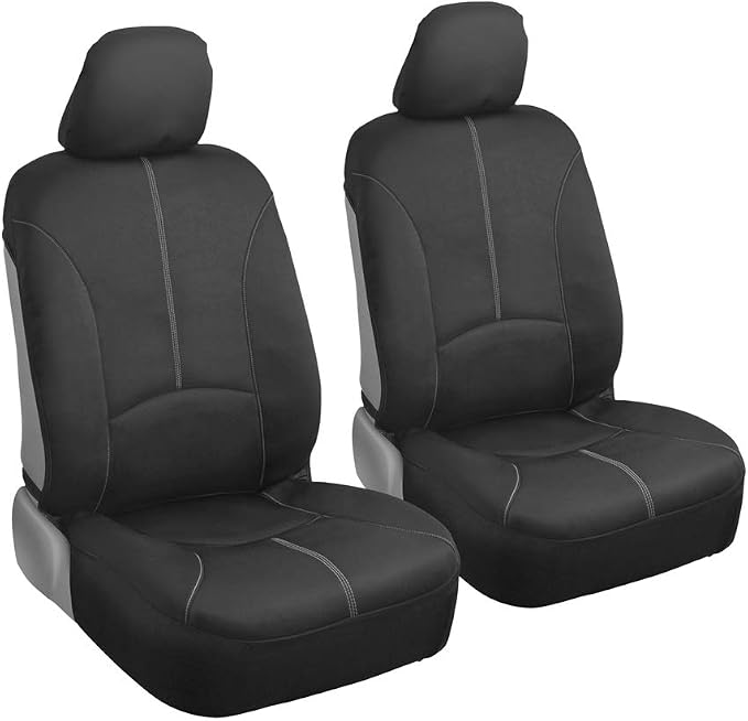 Neoprene Car Seat Covers — Full Set — Gray
