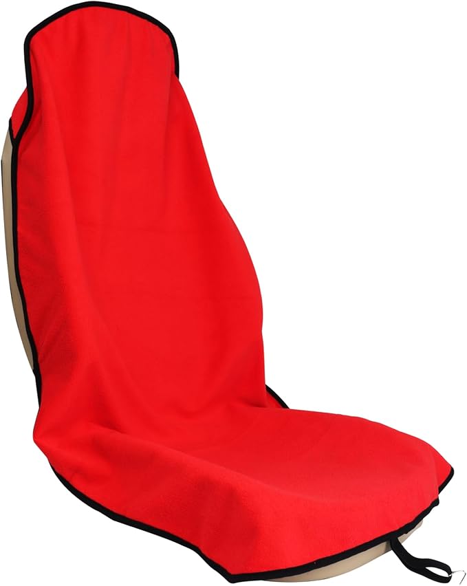 Car Seat Covers — Front Seat — Red