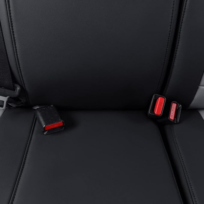 Faux Leather Seat Covers for Toyota Tacoma — Full Set — Black