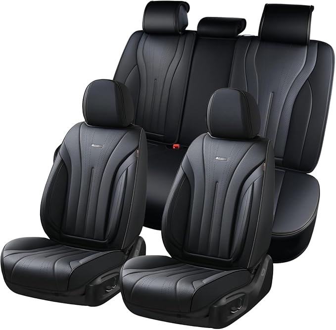 Universal Seat Covers — Full Set — Black