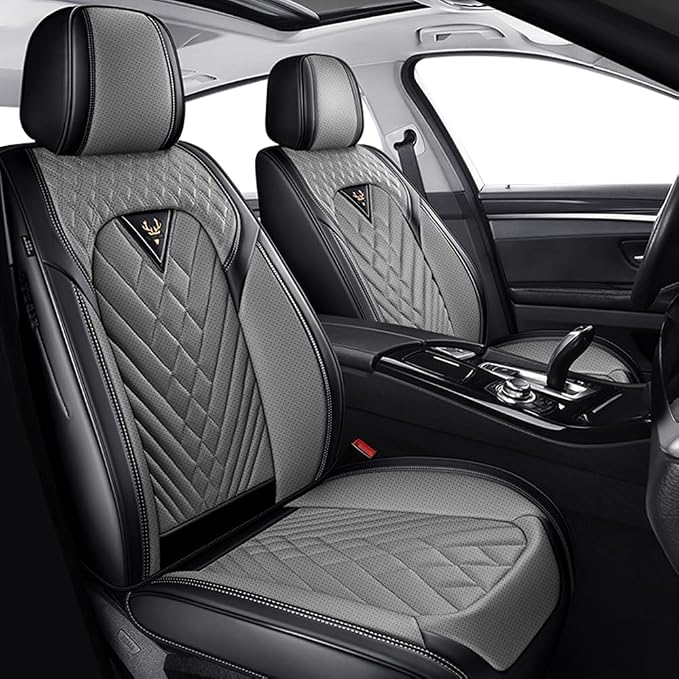 Seat Covers for Toyota C-HR — Front Seat — Black / Gray