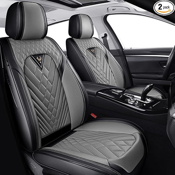 Seat Covers for Toyota 4Runner — Front Seat — Black / Gray