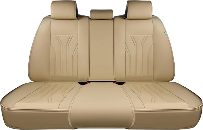 Universal Seat Covers — Rear Seat — Beige