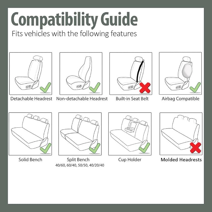 Universal Seat Covers — Black