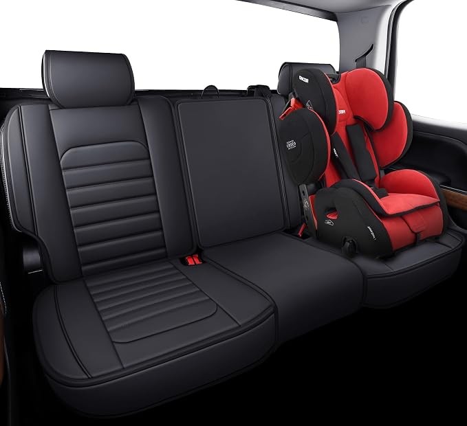 Seat Covers for Chevrolet Silverado / GMC Sierra — Rear Seat — Black