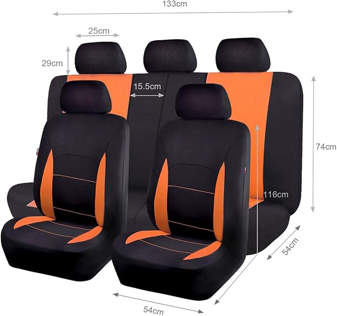 Fabric Car Seat Covers — Front Seat
