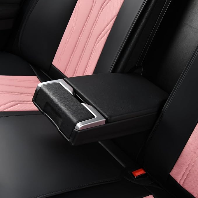Universal Seat Covers — Full Set — Pink