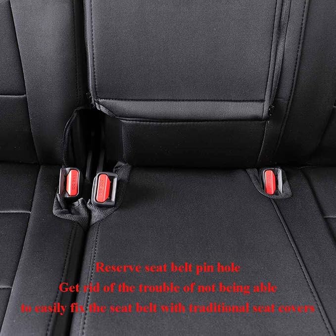 Neoprene Seat Covers for Honda CR-V — Full Set — Black