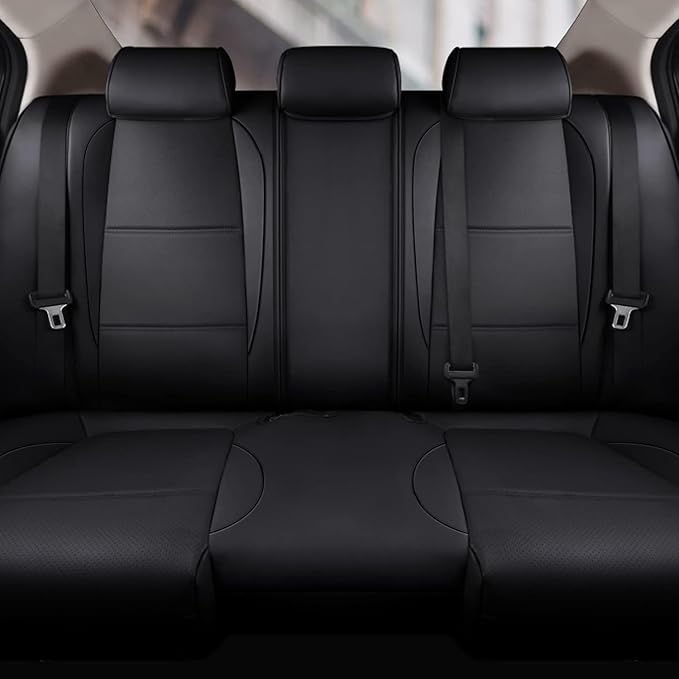 Faux Leather Seat Covers for Mazda CX-30 — Full Set — Black