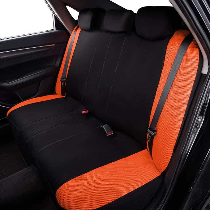 Universal Seat Covers — Full Set — Orange
