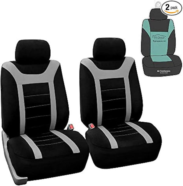 Universal Seat Covers — Gray / Black