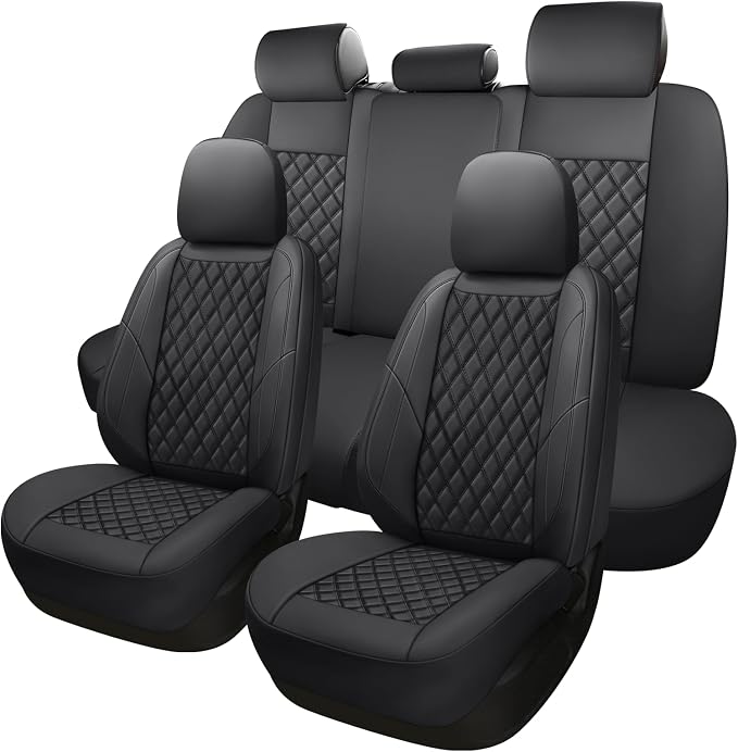 Universal Seat Covers — Full Set — Black