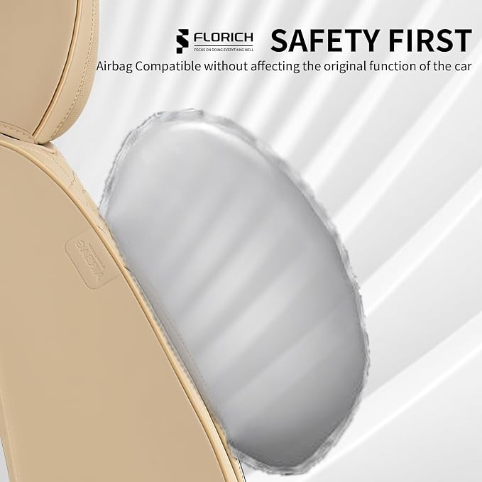 Universal Seat Covers — Full Set — Beige