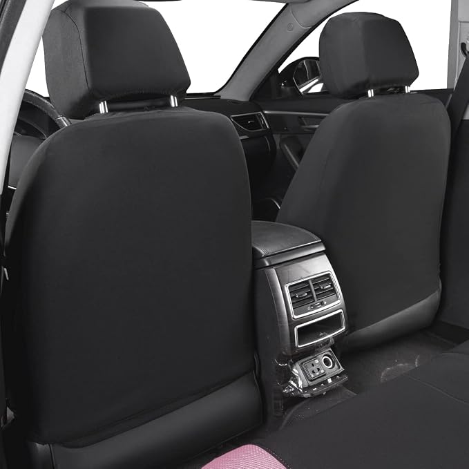 Universal Seat Covers — Full Set — Pink / Black